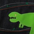 かっこいい恐竜のフェルト、刺繍、スパンコール付き
