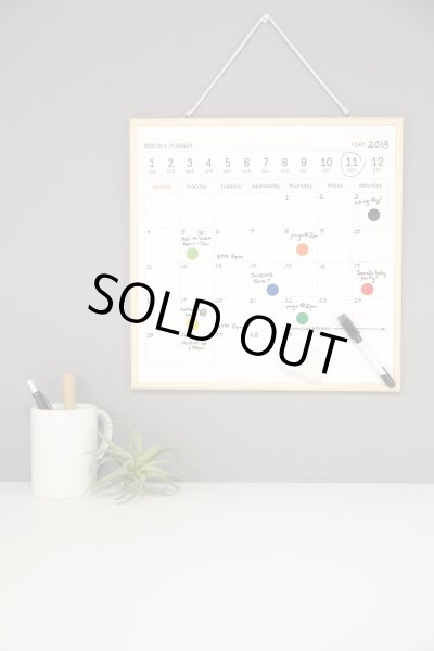 【KIKKERLAND】White Board Calendar “L”（ホワイトボードカレンダー"L"）