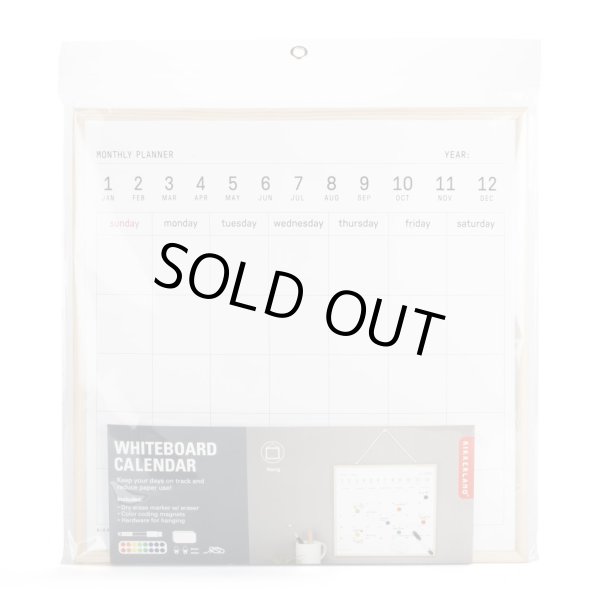 【KIKKERLAND】White Board Calendar “L”（ホワイトボードカレンダー"L"）