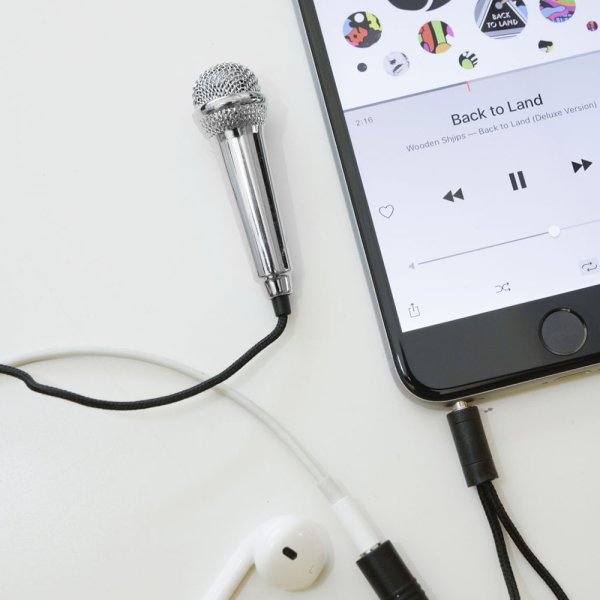 【KIKKERLAND】Mini Karaoke Microphone （ミニカラオケマイクロフォン）