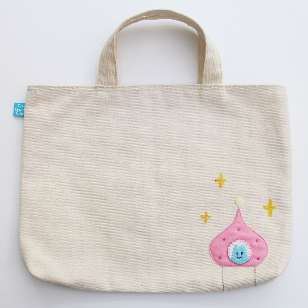 送料無料 レッスンバッグ 生成りー ボクの街のお祭りのご紹介 レッスンバッグの通販ショップ ゴンガリガリ